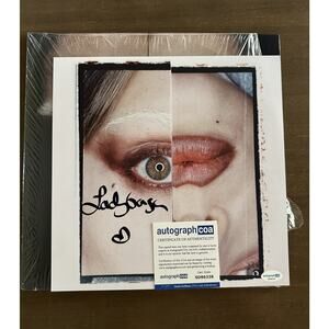Lady Gaga SIGNED Mayhem 12x12 Art Card Vinyl LP COA #SD86338